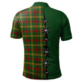 Clan MacMillan Society of Glasgow Tartan Polo Shirt - Lion Rampant And Celtic Thistle Style WS56 MacMillan Society of Glasgow Tartan Tartan Polo